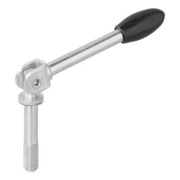 Poignée de serrage pivotante pour collier roue jockey 48 mm 341533 - 341536