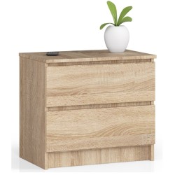KOMODA K60 2SZ CLP DĄB SONOMA