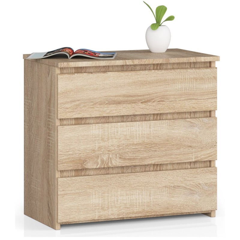 KOMODA CL3 3SZ CLP DĄB SONOMA KOMODA CL3 3SZ CLP DĄB SONOMA
