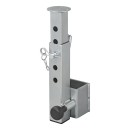 Support de remorque 60x60 mm pivotant TL60 D85 SW19 345-445 mm 1300 kg