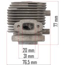 Cylinder tłok zestaw do dmuchawy RTODL0057-CT