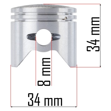 Cylinder tłok zestaw do dmuchawy RTODL0057-CT
