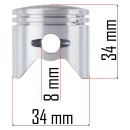 Cylinder tłok zestaw do dmuchawy RTODL0057-CT