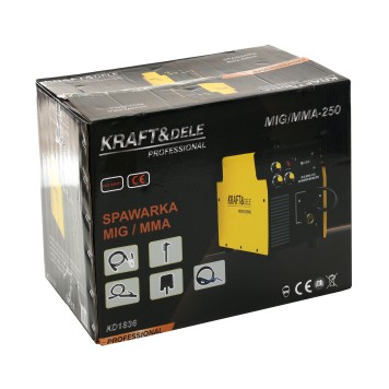 SPAWARKA SERII MIG/MMA INWERTOROWA 250A KD1836