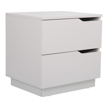 Verena I bedside table pakoworld in white shade 48x40x48cm