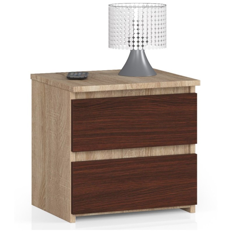 KOMODA CL2 2SZ CLP DĄB SONOMA / VENGE KOMODA CL2 2SZ CLP DĄB SONOMA / VENGE