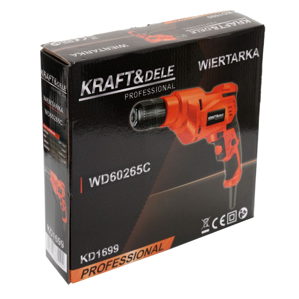 WIERTARKA ELEKTRYCZNA 1200W 0-2880min 13mm KD1699