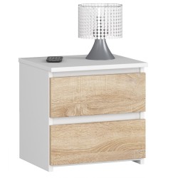 KOMODA CL2 2SZ CLP BIAŁY / SONOMA