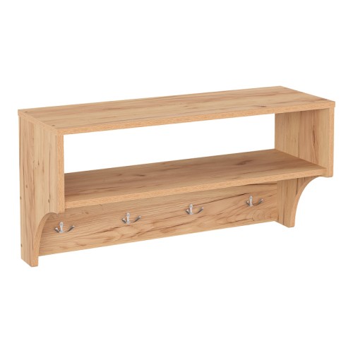 Porte manteau bois 80x28x40 cm
