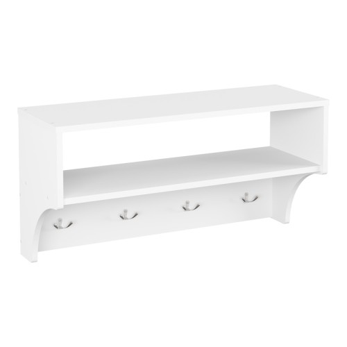 Porte manteau blanc 80x28x40 cm