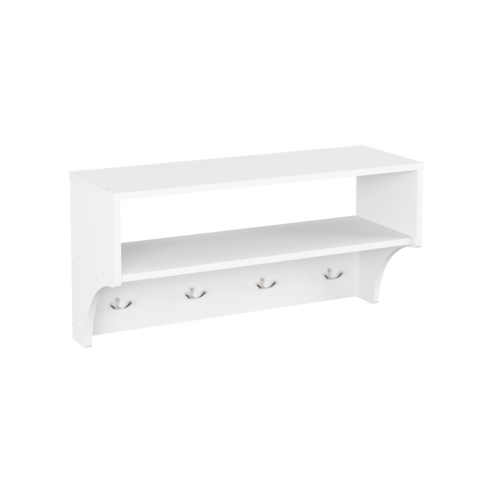 Porte manteau blanc 80x28x40 cm Porte manteau blanc 80x28x40 cm