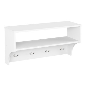 Porte manteau blanc 80x28x40 cm