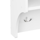 Porte manteau blanc 80x28x40 cm