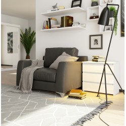SZAFKA NOCNA CL3 60 cm PK BIAŁA / BIAŁY POŁYSK