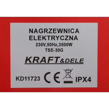 NAGRZEWNICA ELEKTRYCZNA FARELKA 3,5kW KD11723