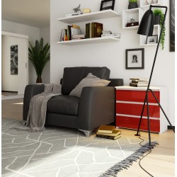 SZAFKA NOCNA CL3 60 cm PK BIAŁA / CZERWONY POŁYSK