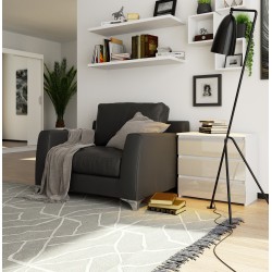 SZAFKA NOCNA CL3 60 cm PK BIAŁA / METALIK POŁYSK
