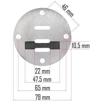 KOMPLET BLASZEK DO KOMPRESORA PM-KO-50T-V2-KBL