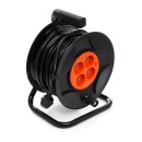 PRZEDŁUŻACZ OGRODOWY BĘBNOWY 50M / 3 x 2,5MM KD4018