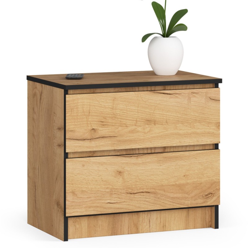 KOMODA K60 2SZ CLP PK DĄB CRAFT KOMODA K60 2SZ CLP PK DĄB CRAFT