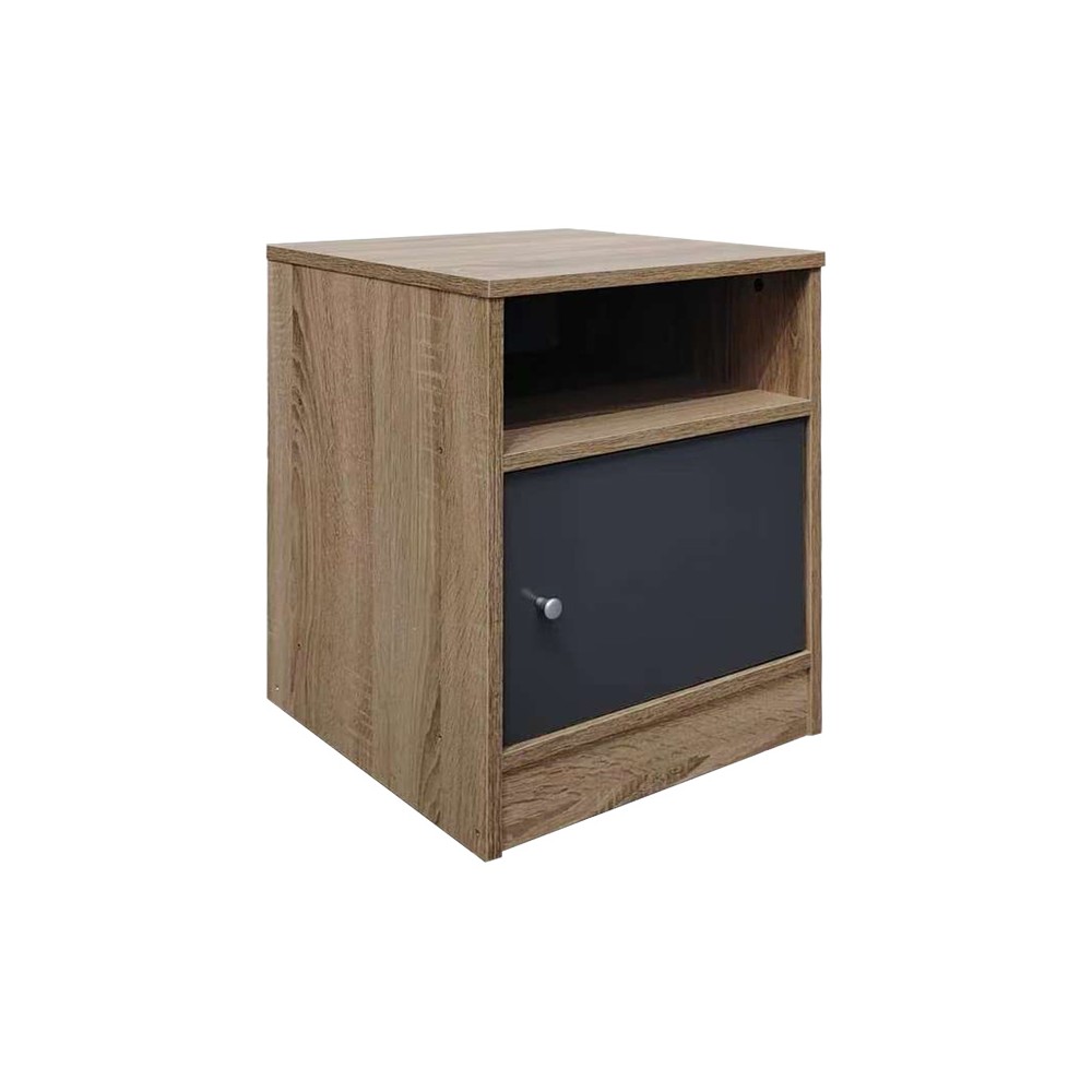 Table de chevet en bois avec porte marron Anthracite 40x40x50 cm
Table de chevet en bois avec porte marron Anthracite 40x40x50 cm