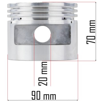 CYLINDER SPRĘŻARKI DO KOMPRESORA PM-KO-300T-400V-CY