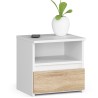 KOMODA CL1 PK BIAŁA / DĄB SONOMA