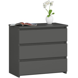 KOMODA CL3 3SZ CLP PK GRAFIT SZARY