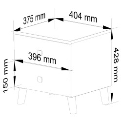 KOMODA MOBI K-02 KASZMIR ZŁOTO