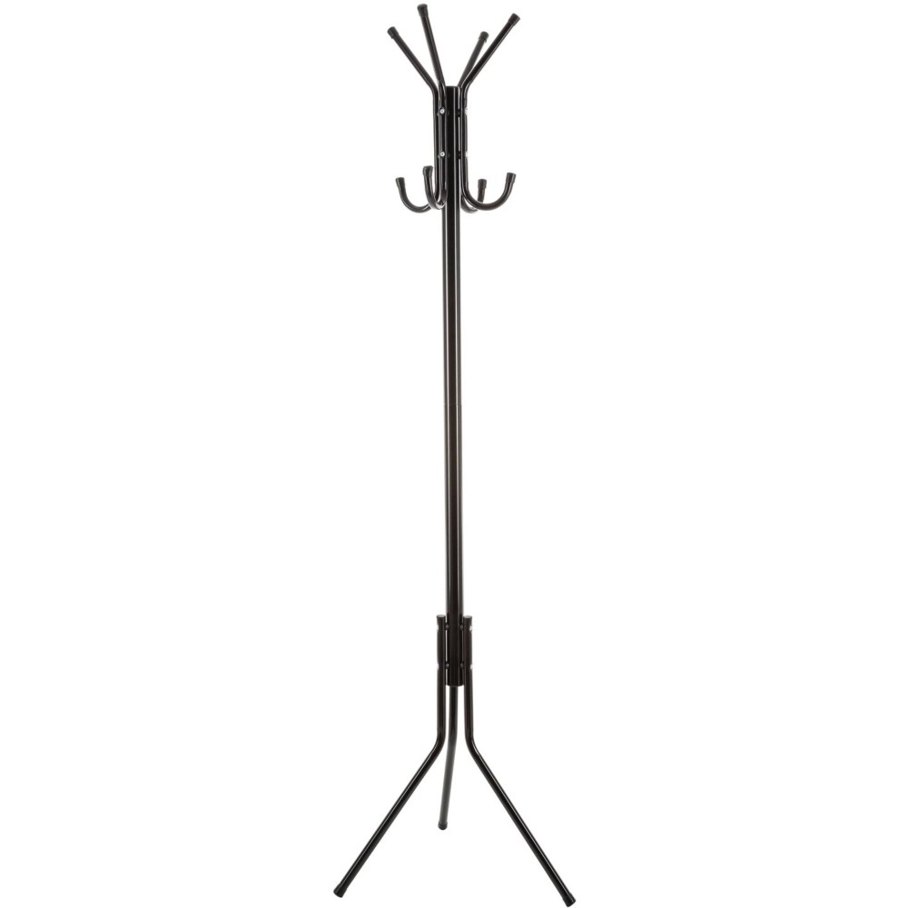 Porte manteaux 8 tiges métal noir 51,5 x 44 x 171 cm Porte manteaux 8 tiges métal noir 51,5 x 44 x 171 cm