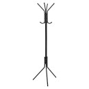 Porte manteaux 8 tiges métal noir 51,5 x 44 x 171 cm