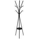 Porte manteaux 9 tiges métal noir 44,8 x 40 x 180 cm