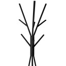 Porte manteaux 9 tiges métal noir 44,8 x 40 x 180 cm
