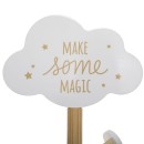 Porte manteau bois nuage enfant 35 x 135 cm
