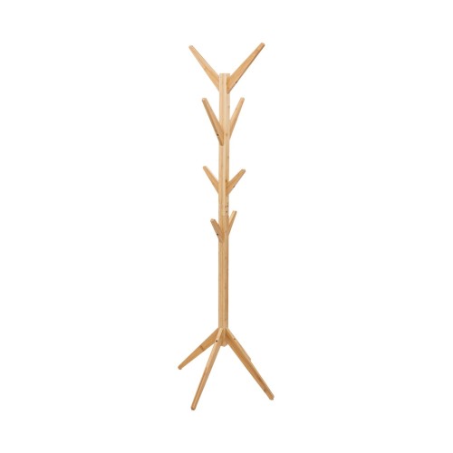 Porte manteau arbre 8 tiges bambou 60x60x178 cm