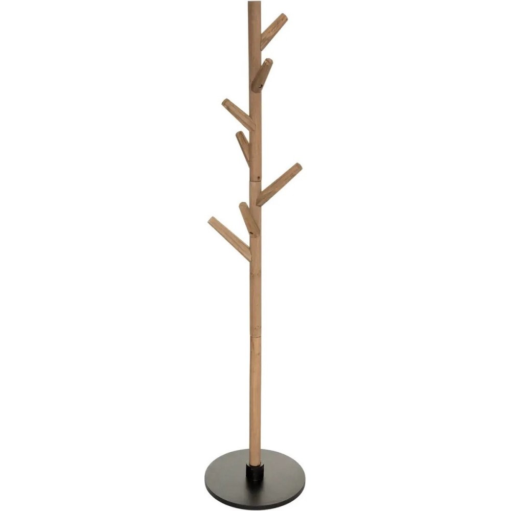 Porte manteau bois marron 8 tiges 39 x 39 x178 cm Porte manteau bois marron 8 tiges 39 x 39 x178 cm