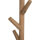Porte manteau bois marron  8 tiges 39 x 39 x178 cm