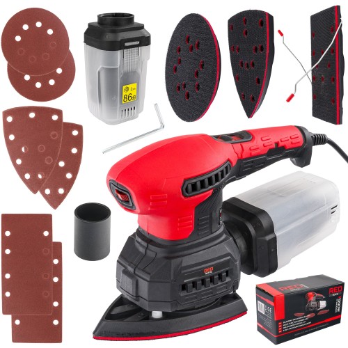 Ponceuse electrique ROTATIVE OSCILLANTE 3 EN 1 125 mm 1300 W