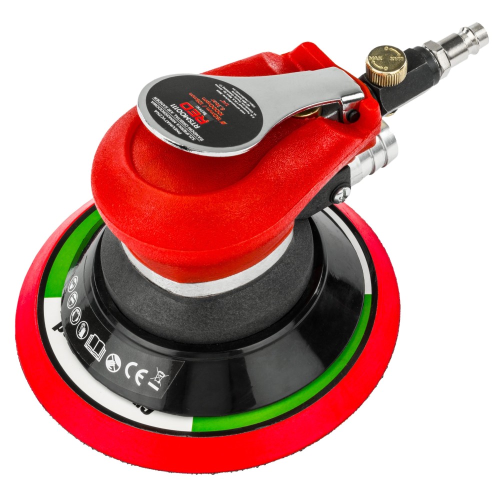 Ponceuse excentrique orbitale pneumatique : 6,3 bar / 90 psi Ponceuse excentrique orbitale pneumatique : 6,3 bar / 90 psi
