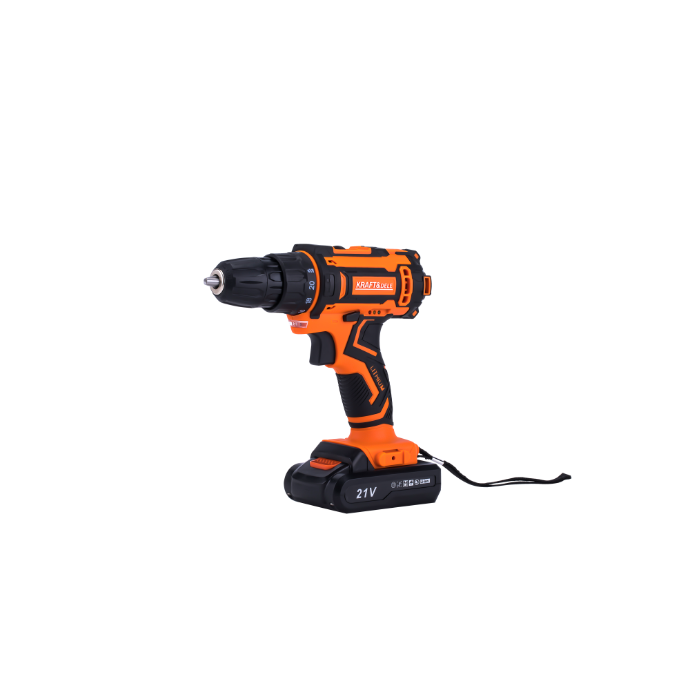 Coffret perceuse-visseuse 21V 2Ah + accessoires Coffret perceuse-visseuse 21V 2Ah + accessoires