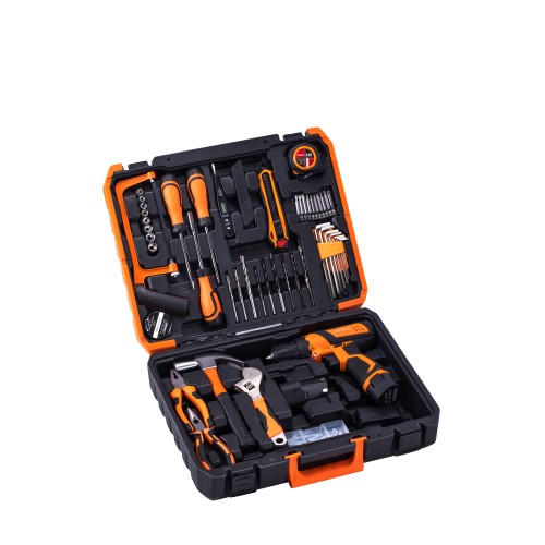 Coffret perceuse-visseuse 18V 1,5Ah + accessoires