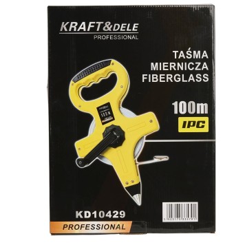TAŚMA MIERNICZA FIBERGLASS 100M KD10429