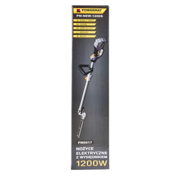 Elektryczne nożyce do żywopłotu na wysięgniku PM-NEW-1200S 40CM 1200W