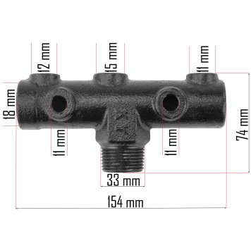 Listwa presostatu do kompresora PM-KO-300T-400V-LI