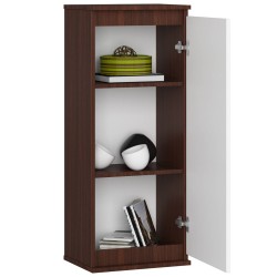 SZAFKA WISZĄCA - WITRYNA W40 CLP WENGE / BIAŁA