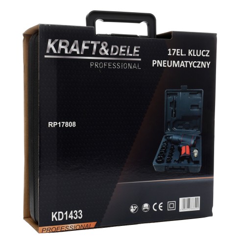 KLUCZ PNEUMATYCZNY 1/2" 1900Nm 17 elementów KD1433
