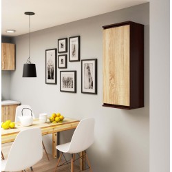 SZAFKA WISZĄCA - WITRYNA W40 CLP WENGE / SONOMA