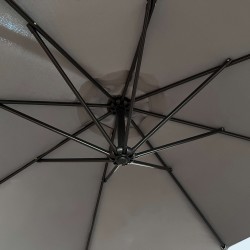 PARASOL OGRODOWY ASTER JASNOSZARY