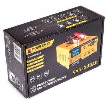 Prostownik mikroprocesorowy akumulatorowy 6/12V PM-PM-40B