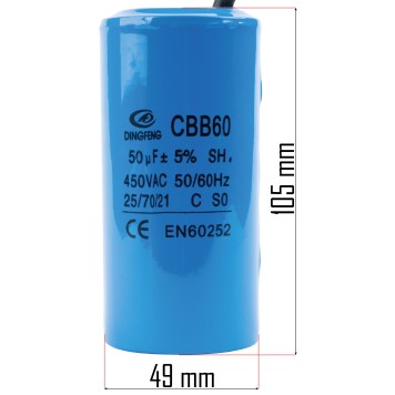 Kondensator do kompresora PM-KO-100T-150T-200T-230V-KN